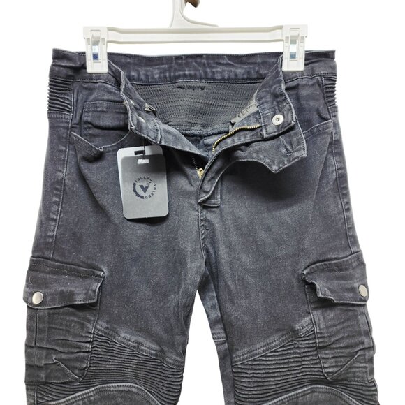 Motorcycle Riding Pants  Removable Armor Pads Protective Gear Volerooy  Black M - Picture 7 of 12